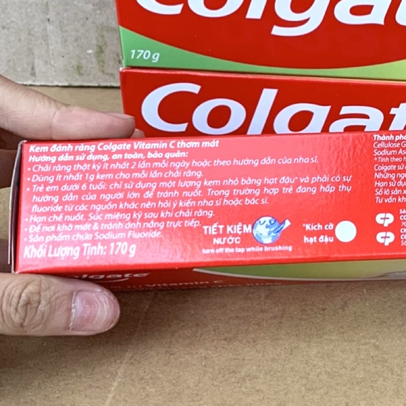 Kem đánh răng Colgate Vitamin C 170g