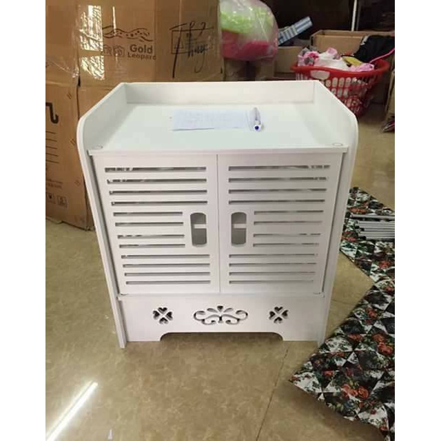 Tủ gỗ đầu giường chữ nhật đồ nội thất - nội thất phòng ngủ - kệ - tủ
