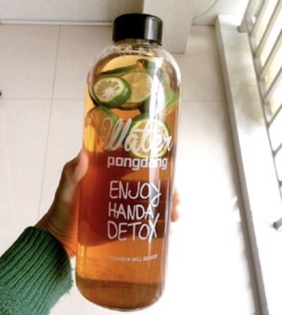 Bình thủy tinh pongdang detox 1000ml