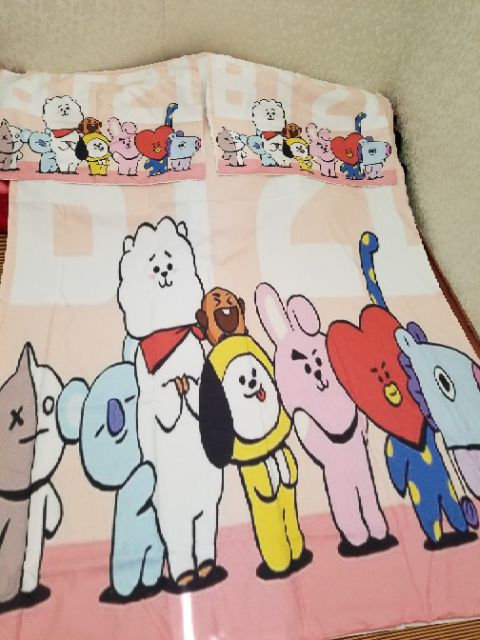 Bộ chăn gối BTS BT21