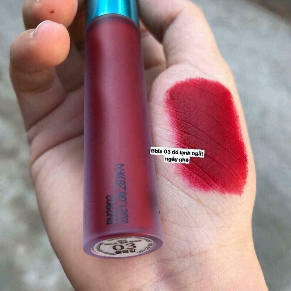 Son kem lì Last Velvet Lip Tint Version 1 màu 03 đỏ lạnh