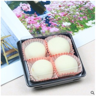Hộp bánh Mochi vuông đế đen (5 hộp)