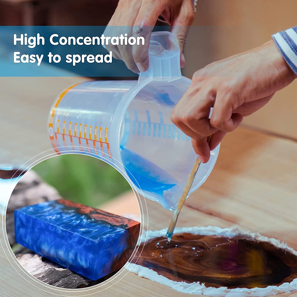 Bộ 24 Màu Sắc Sắc Tố Cao UV Resin Làm Bông Tai 3D