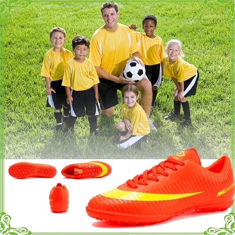 NEW SALE Giày đá bóng cao cấp cho nam 3 Colors Indoor Futsal Sneakers Sport Shoes 32-44 TF Soccer Sh