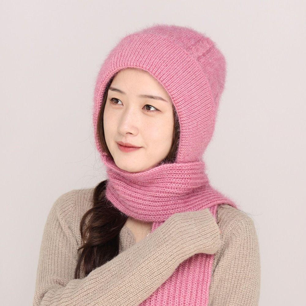 Mũ beanie Trùm Tai Giữ Ấm Mùa Đông Kiểu Lấp Lánh Dễ Thương