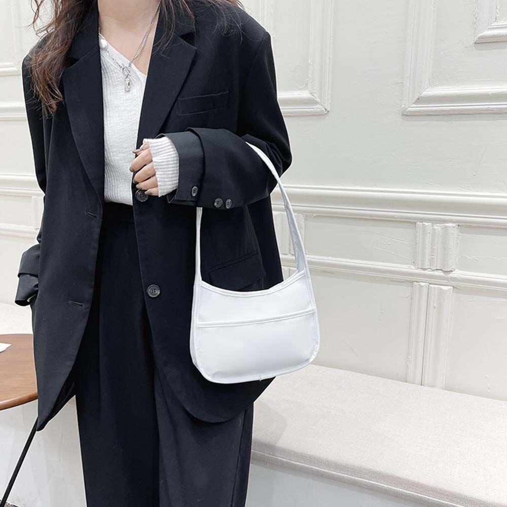 Túi Xách Đeo Vai / Kẹp Nách Chất Liệu Nylon Màu Sắc Kẹo Ngọt Xinh Xắn Thời Trang Cho Nữ