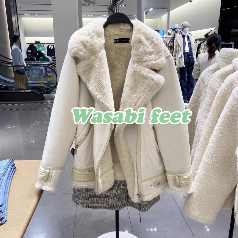 Áo khoác lông zara