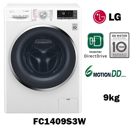 Máy giặt LG FC1409S3W, 9kg điều khiển thông minh