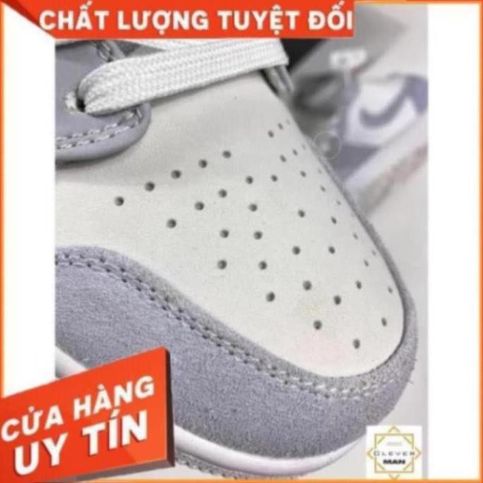 [Sale 3/3][FREESHIP-BẢO HÀNH 12 THÁNG] Giày thể thao AIR JORDAN 1 low Paris cổ thấp xám xanh cực đẹp CỰC ĐẸP