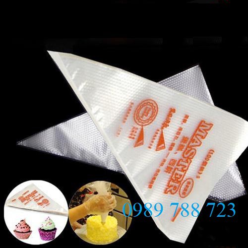 100 Túi bắt kem nilon Master dùng 1 lần