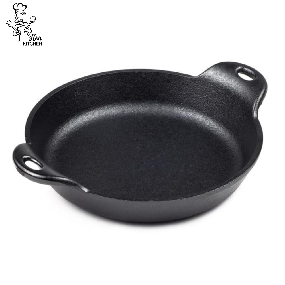 Chảo Gang Lodge  Đĩa Gang Đường Kính 16.2 cm x 4.2 cm Chính Hãng USA
