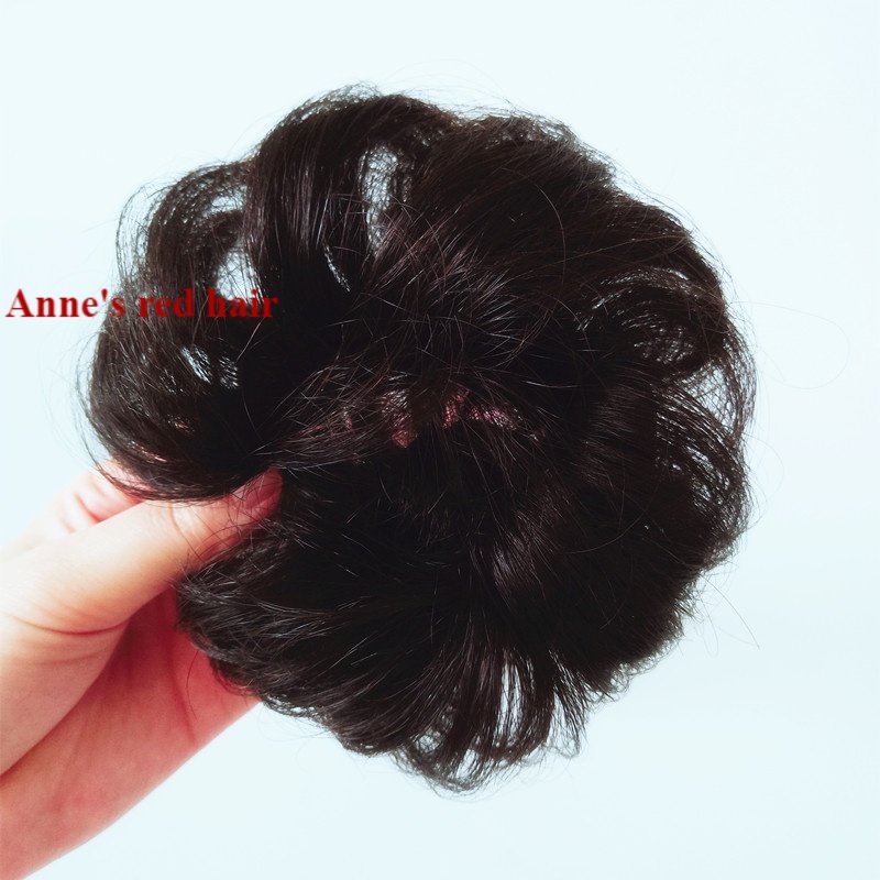 Búi tóc giả cuộn tròn có khóa cài tiện dụng cho nữ