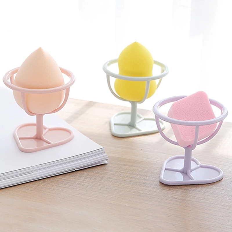 Hộp Đựng Mút Trang Điểm Trong Suốt Chống Bụi Thoáng Khí