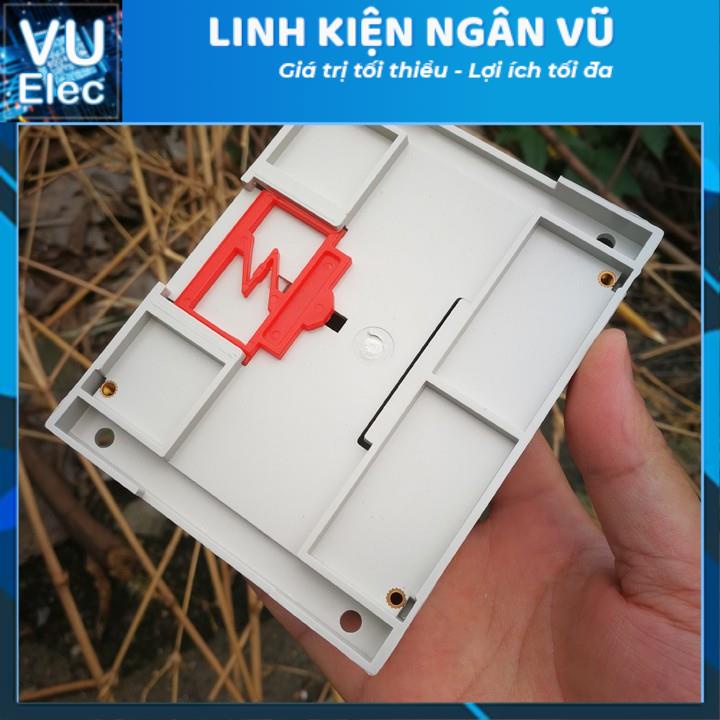 Hộp Nhựa PLC 115x90x40MM Màu Trắng 1 Đầu