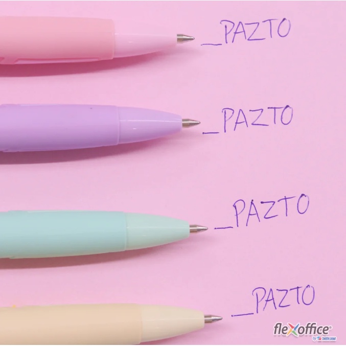 Bút gel 0.6mm màu Pastel Thiên Long Flexoffice Pazto FO-GELB039/VN