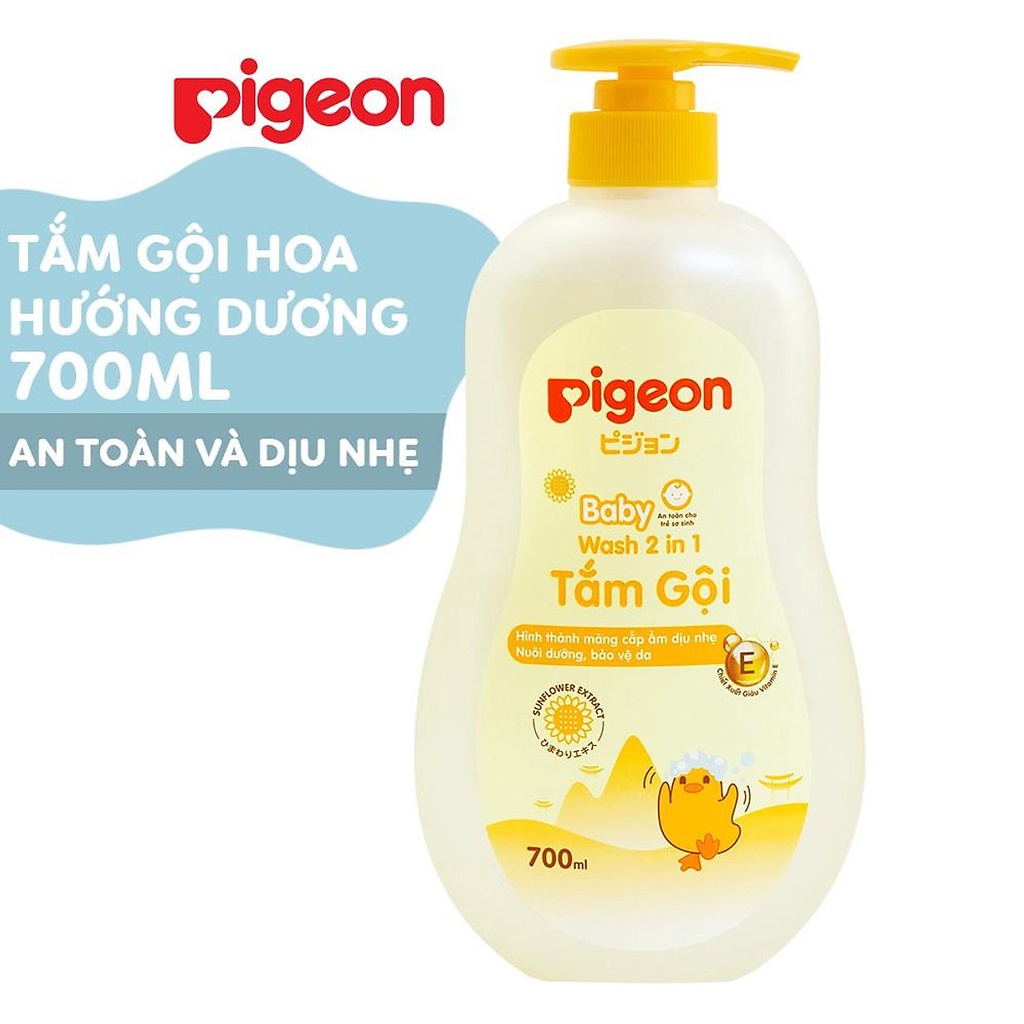  Sữa Tắm Gội Pigeon 2 trong 1 ( 200ml và 700ml )