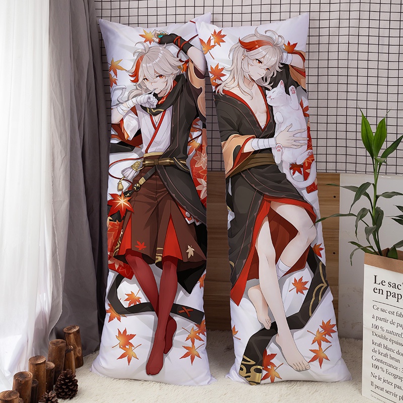 Vỏ Gối Hai Mặt In Hình Anime Genshin Impact Kaedehara Kazuha Dakimakura