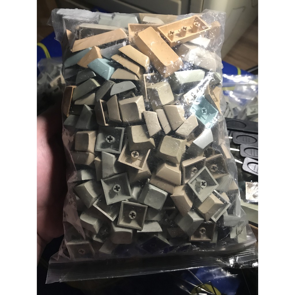 <Hàng đặt trước> Grab bag keycap blank DSA thick PBT (trọng lượng khủng ~700g) - Tặng kèm keypuller