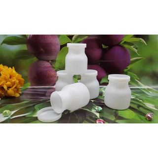 Hủ Sữa Chua Yaourt Bằng Nhựa Dung Tích 50ml ( Lô 5)