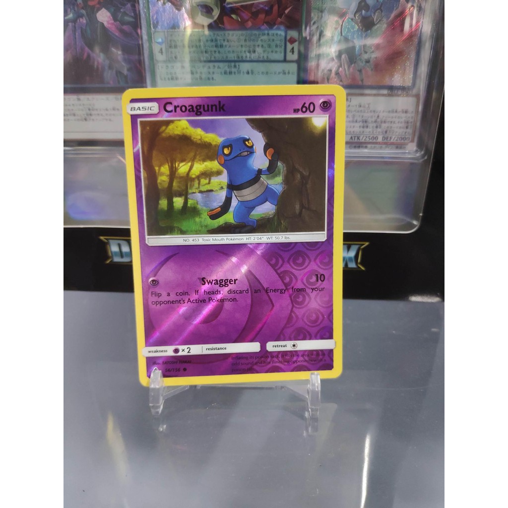[ Dưa Hấu Yugioh ] Lá bài thẻ bài Pokemon Croagunk