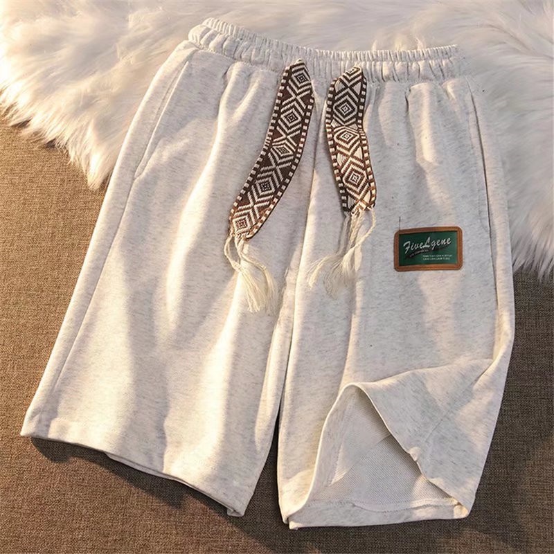 Quần Short Thể Thao Lưng Thun Ống Rộng Thoáng Khí Thoải Mái Phong Cách Hip Hop Đường Phố Hàn Quốc Cỡ M-3XL Cho Nam