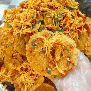 Hũ 300g CƠM CHÁY LẮC KHÔ GÀ LÁ CHANH hoặc BƠ TỎI