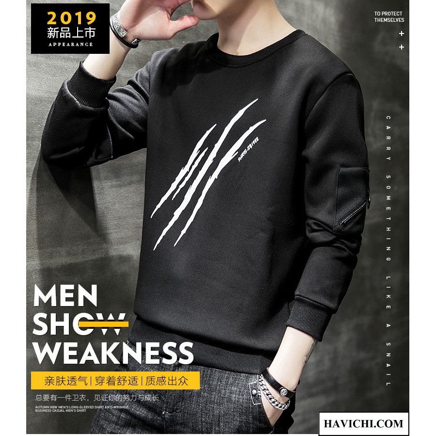 Áo thun nam tay dài 𝐅𝐑𝐄𝐄𝐒𝐇𝐈𝐏Sweater nam nữ 𝐅𝐑𝐄𝐄𝐒𝐇𝐈𝐏 áo thun nam dài tay đen 3 gạch khóa keos