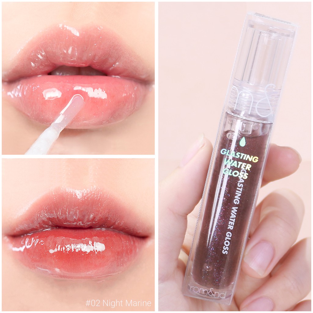 (CAM KẾT AUTH, TEM HIDDEN TAG) Son Tint Bóng Căng Mọng, Mịn Mượt Romand Glasting Water Gloss #00 #01 #02 | BigBuy360 - bigbuy360.vn