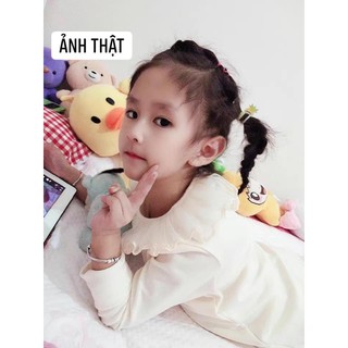 áo cổ bèo tiểu thư cho bé gái 2020