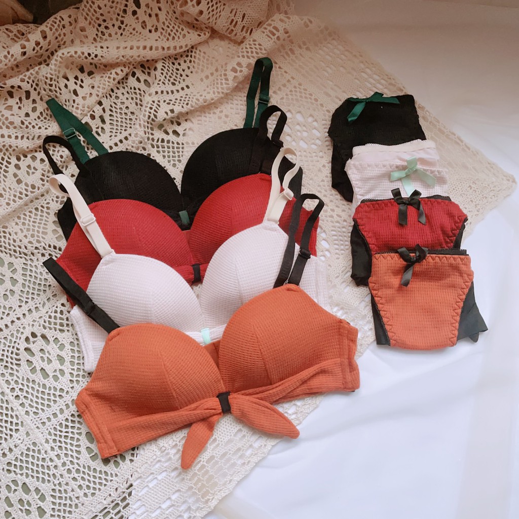 Bộ đồ lót nữ sexy cotton cao cấp Hoangmiisu quần áo ngực không gọng mút mỏng nâng ngực gợi cảm quyến rũ Banana | BigBuy360 - bigbuy360.vn