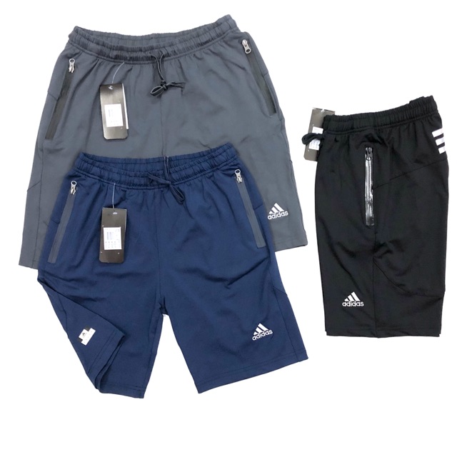 [Mã SKAMAP6 giảm 8% TỐI ĐA 50K đơn250K] Quần đùi thể thao nam chất thun co giãn 4 chiều, 3 túi 3 khoá đầy đủ