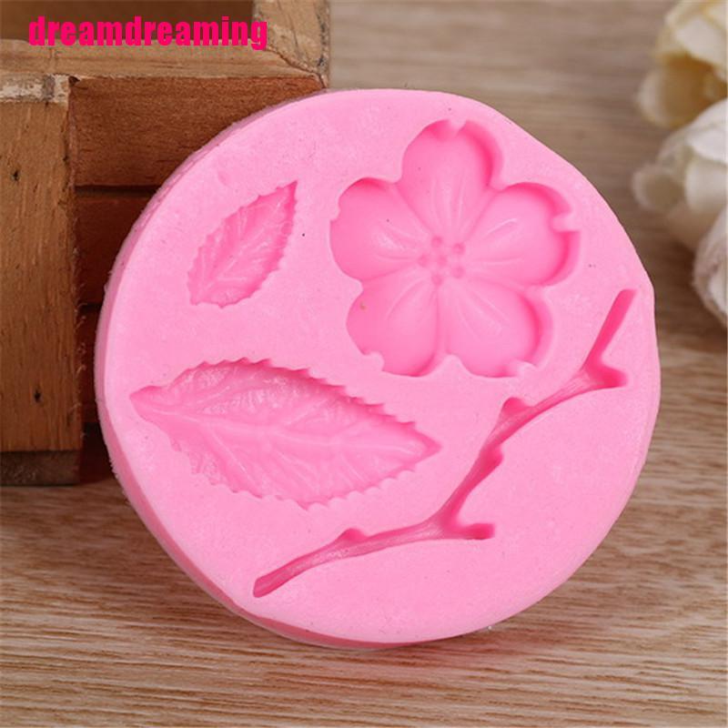 Khuôn Làm Bánh Chất Liệu Silicon Hình Bông Hoa Dễ Thương