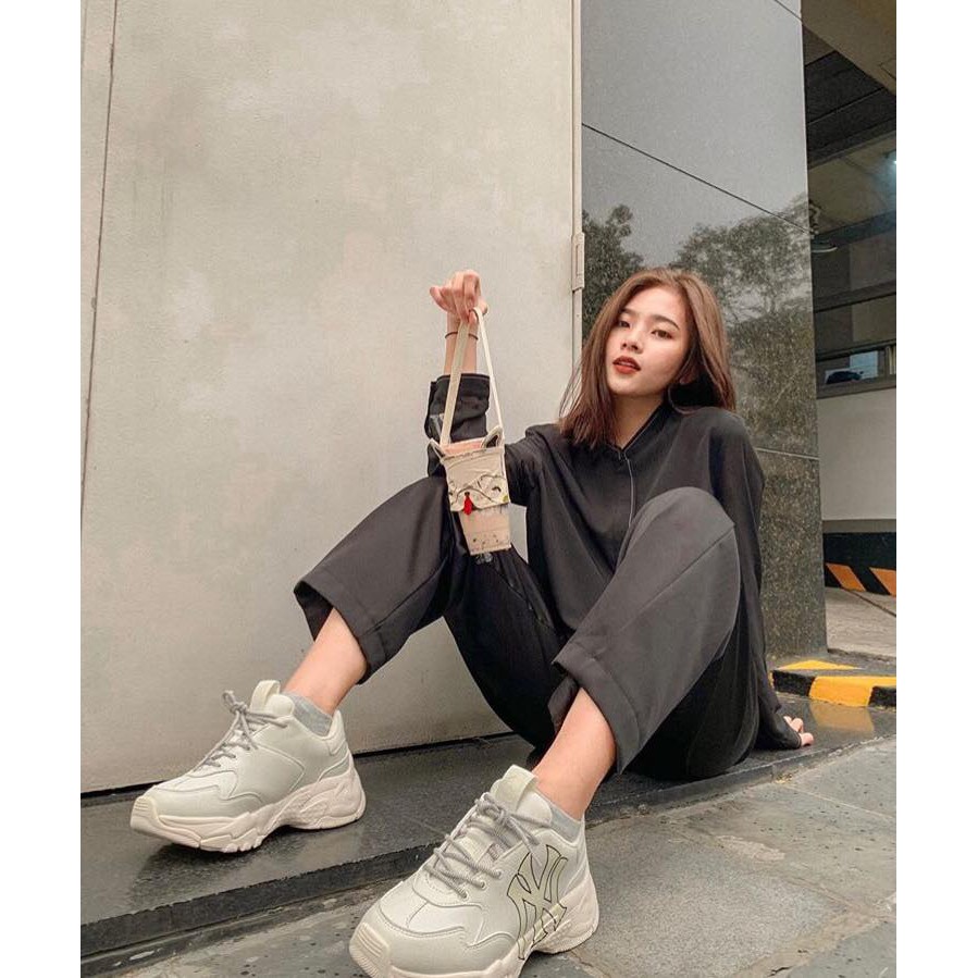 GIÀY SNEAKER MLB KOREA NY YANKEES TRẮNG - GIÀY THỂ THAO UNISEX NAM NỮ - HÀNG CÓ SẴN