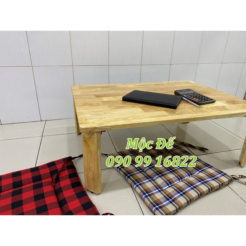 Bàn Trà Gỗ NAGA 70x50x30cm Chân Gấp Gọn Ngồi Bệt Tatami Kiểu Nhật Hiện Đại - Dùng Làm Bàn Ăn, Làm Việc