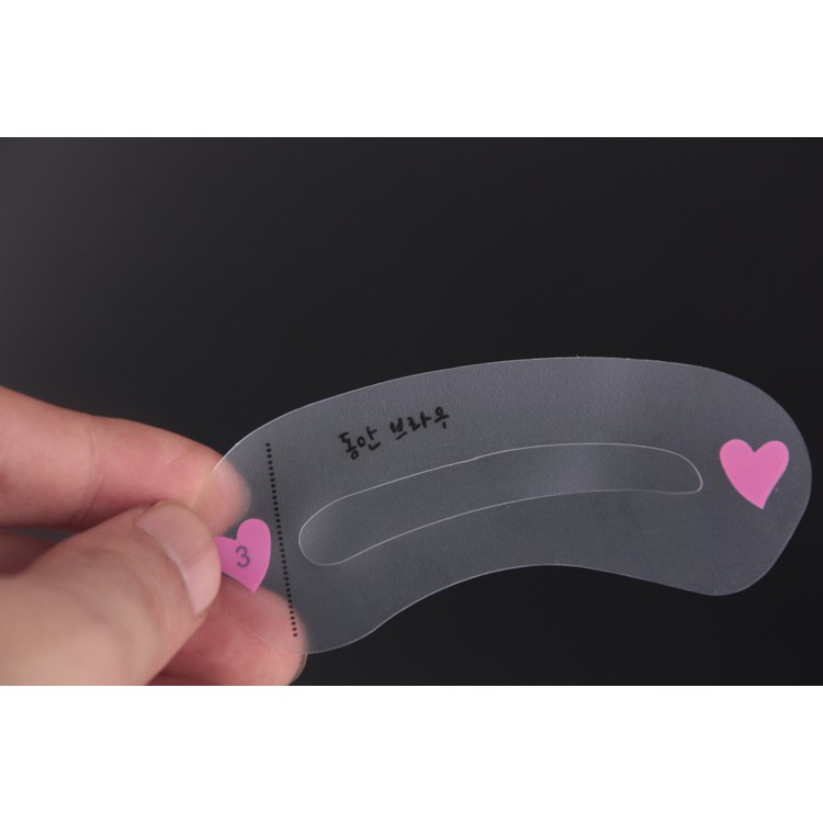 Bộ 3 khuôn kẻ lông mày chuyên dụng cao cấp Faco