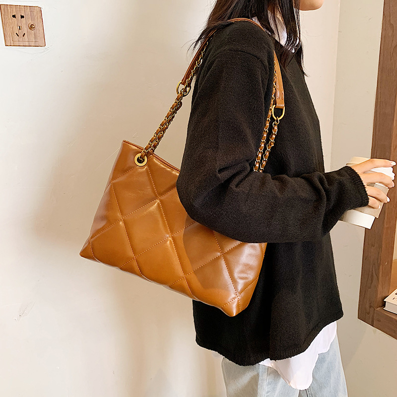 Túi xách nữ IELGY màu trơn dung tích lớn thời trang cho nữ