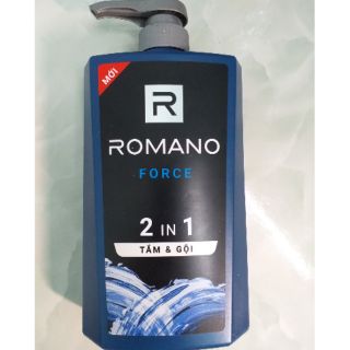 Tắm gội romano force 650g