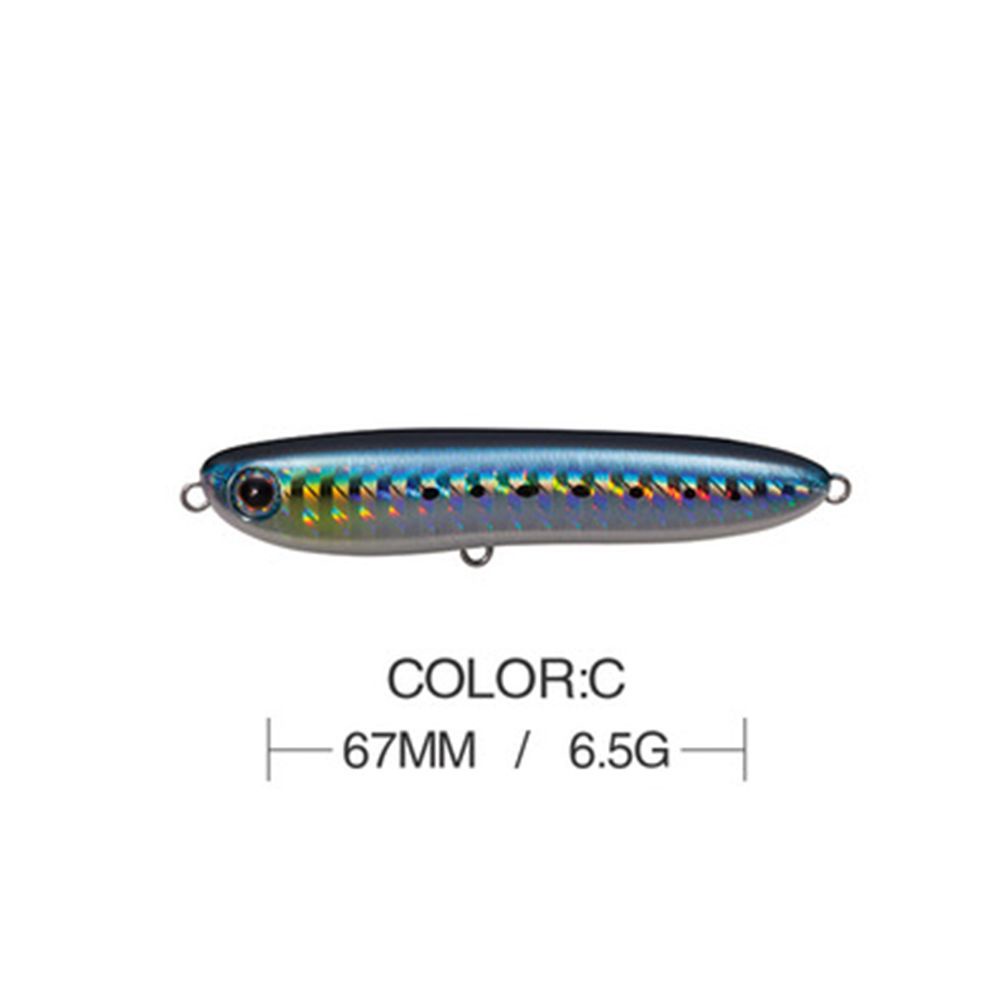 Mồi Câu Cá Nhân Tạo 67mm 6.5g Có Móc Câu Tiện Dụng