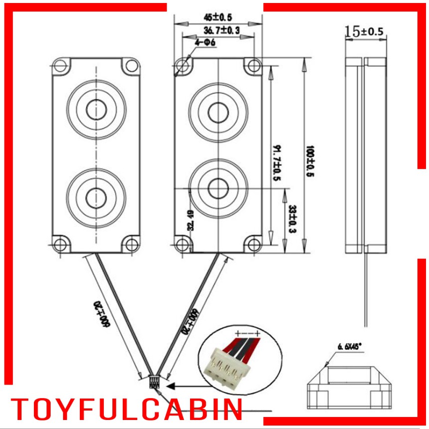 Loa Thay Thế Âm Thanh Lớn 4ohm 5W Dành Cho Màn Hình LCD Laptop