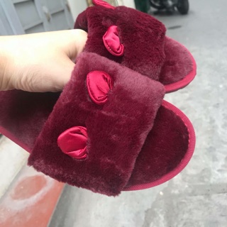 Dép bông tai thỏ ẢNH THẬT