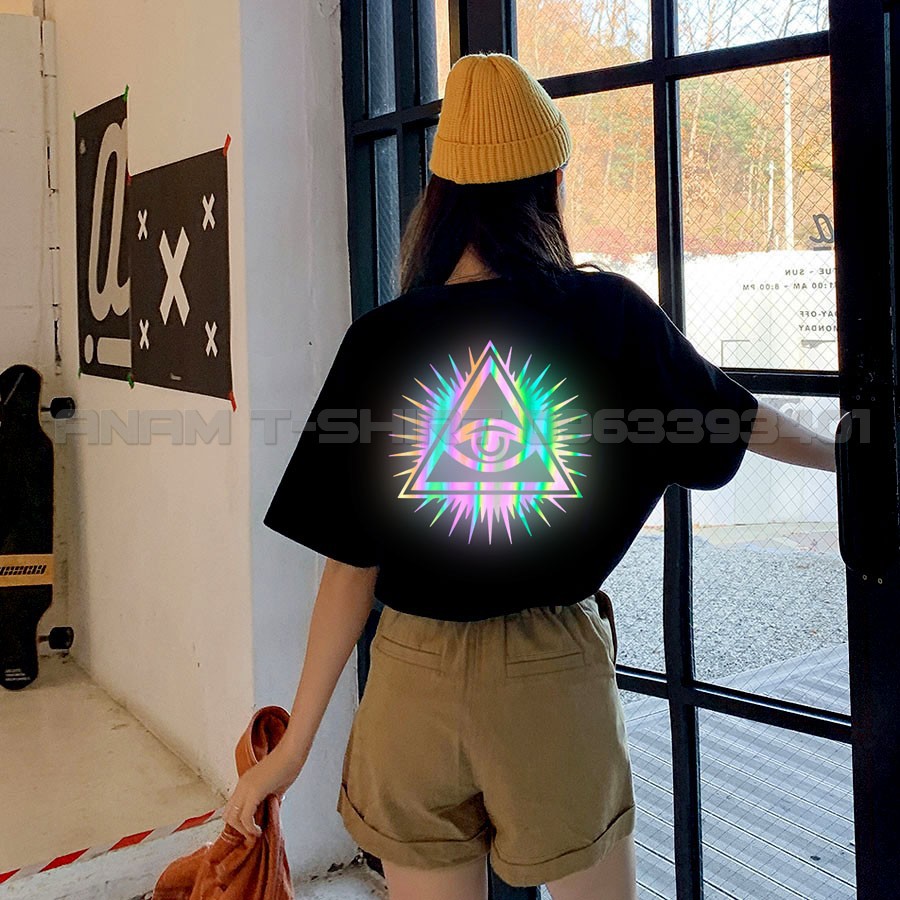 ÁO THUN PHẢN QUANG 7 MÀU TAY LỠ NAM NỮ EYES