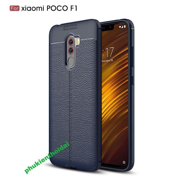 Ốp lưng Poco Phone F1 chống sốc vân da chính hiệu Auto Focus cao cấp