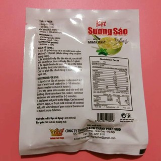 Bột sương sáo  trắng - đen 50gram