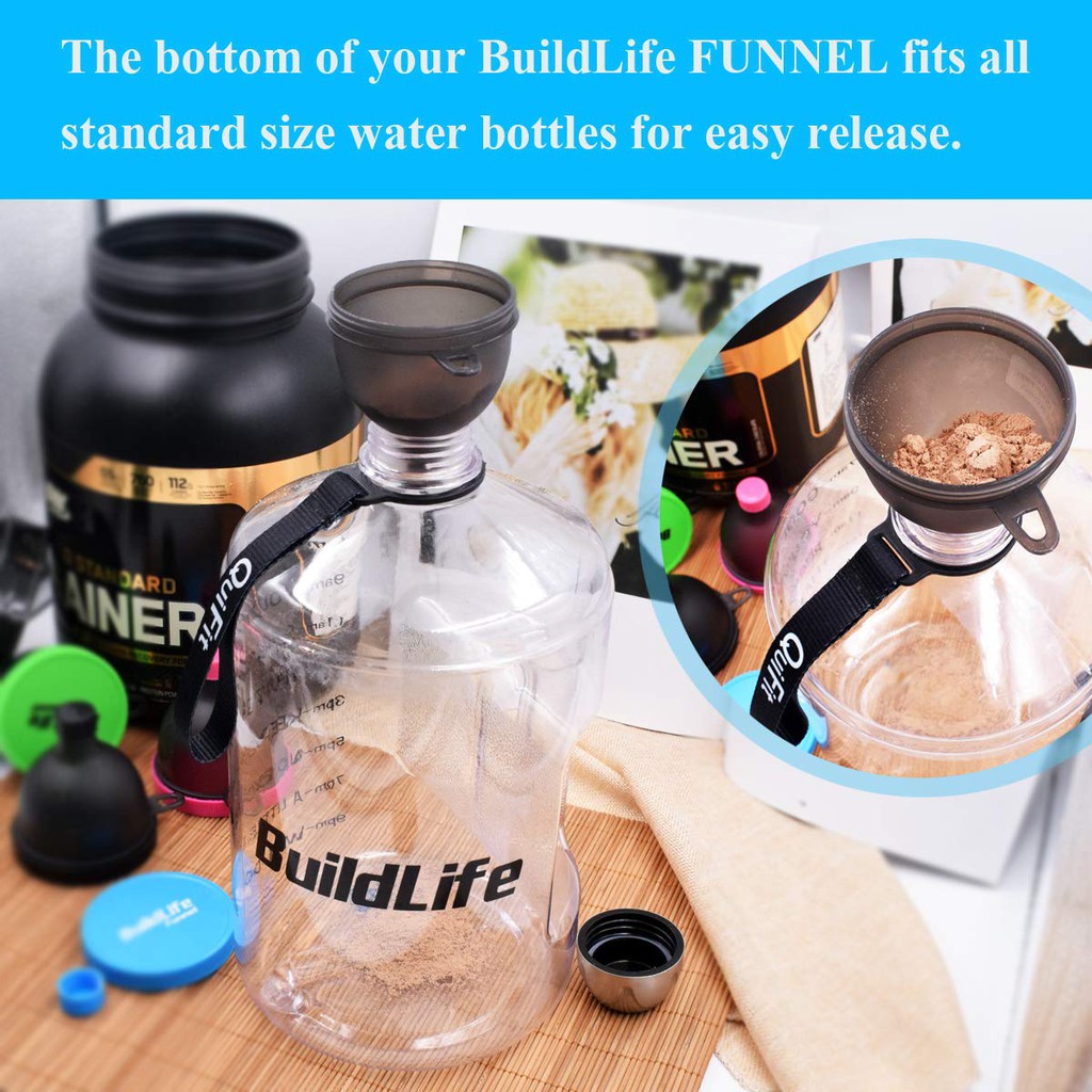 QuiFit Hộp Đựng Bột Protein Kích Thước Cầm Tay Đa Năng