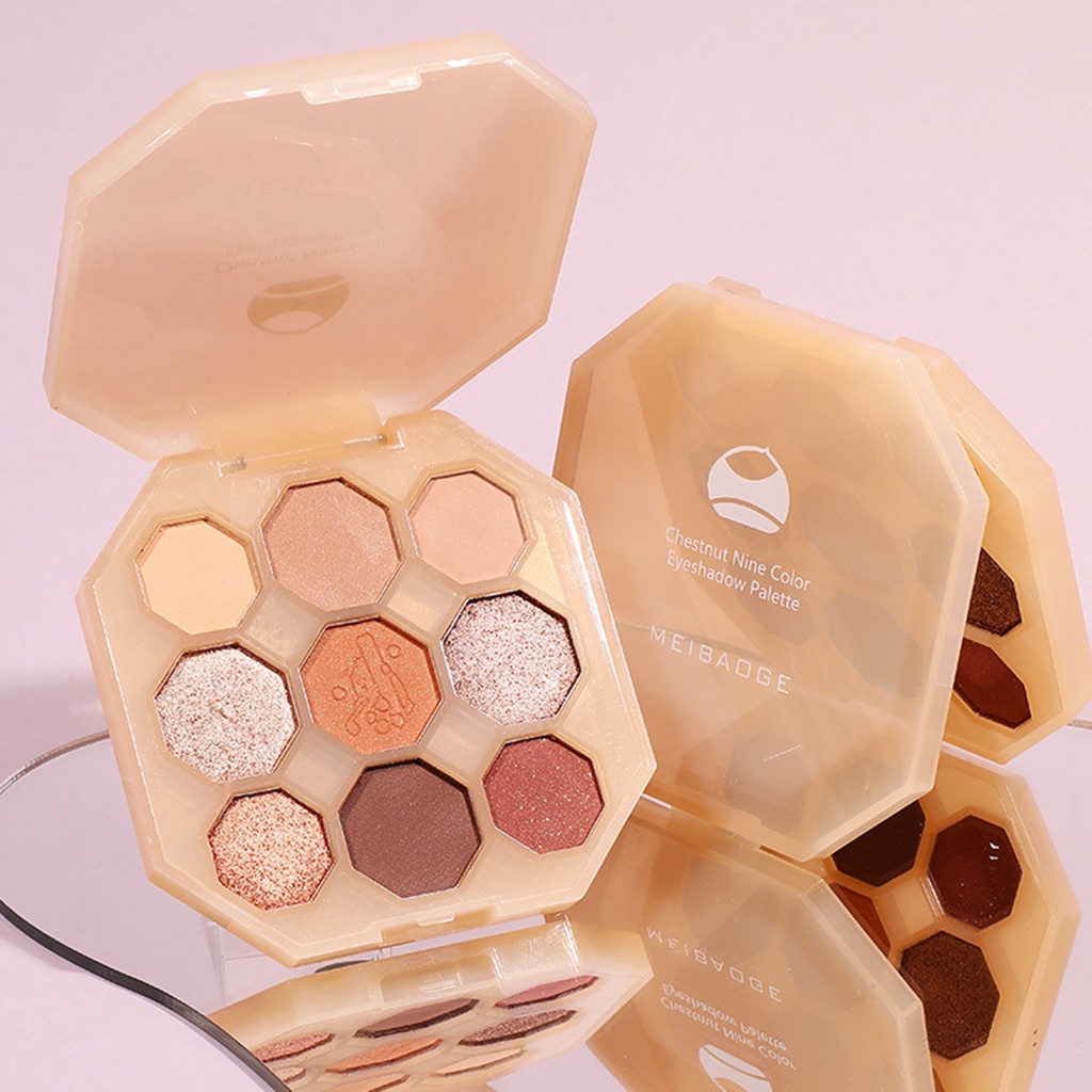 Bảng Phấn Mắt 9g Nhiều Màu Sắc Trọng Lượng Nhẹ Tiện Dụng