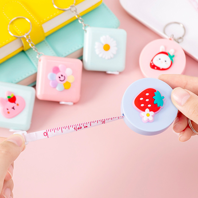 Thước dây cuộn mini hình hoạt hình đáng yêu tiện lợi