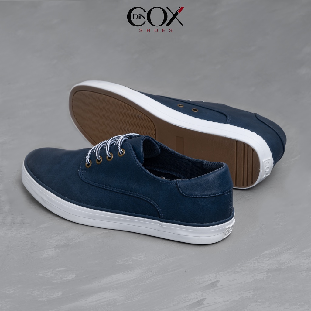 Giày Sneaker Da Nam DINCOX E11 Sang Trọng Lịch Thiệp Navy