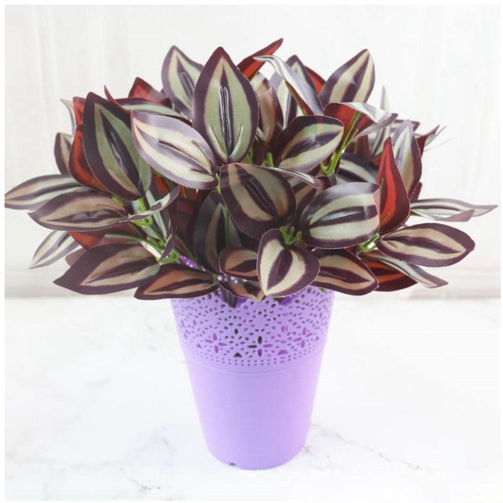 AARON1 Cây Cỏ Nhân Tạo Bằng Lụa Treo Tường Trang Trí Tiệc Cưới