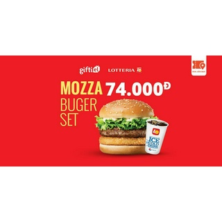 E Voucher Lotteria Mozza Burger Set