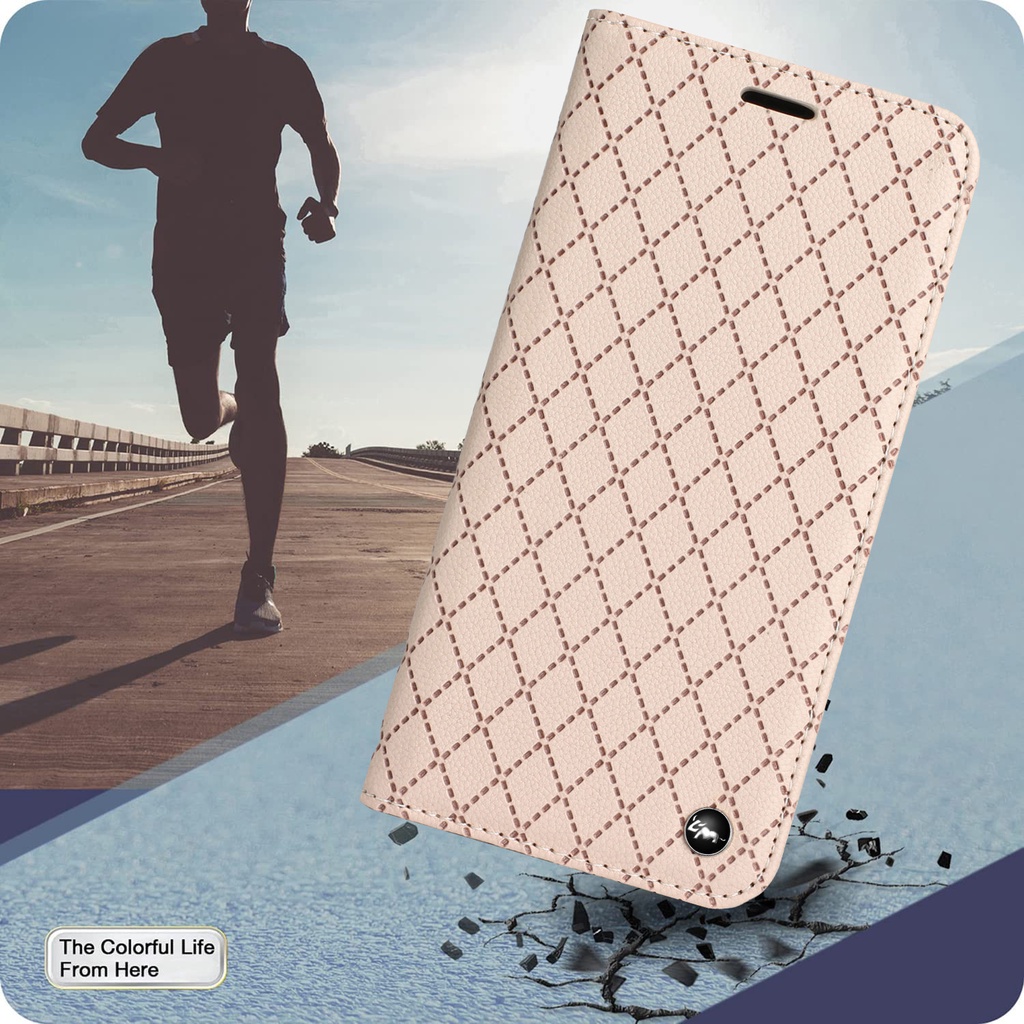 Ốp Điện Thoại Da Pu Mềm Dạng Ví Nắp Lật Từ Tính Sang Trọng Cho iPhone 12 Pro 11 XR SE 2022 / 2020 8 7 6 6S